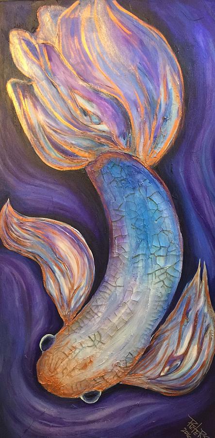 Fish Painting - The Beta by Susan Peters