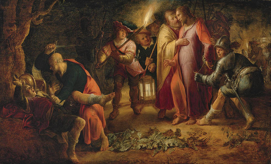 Beautiful Painting - The Betrayal of Christ by Peter Wtewael