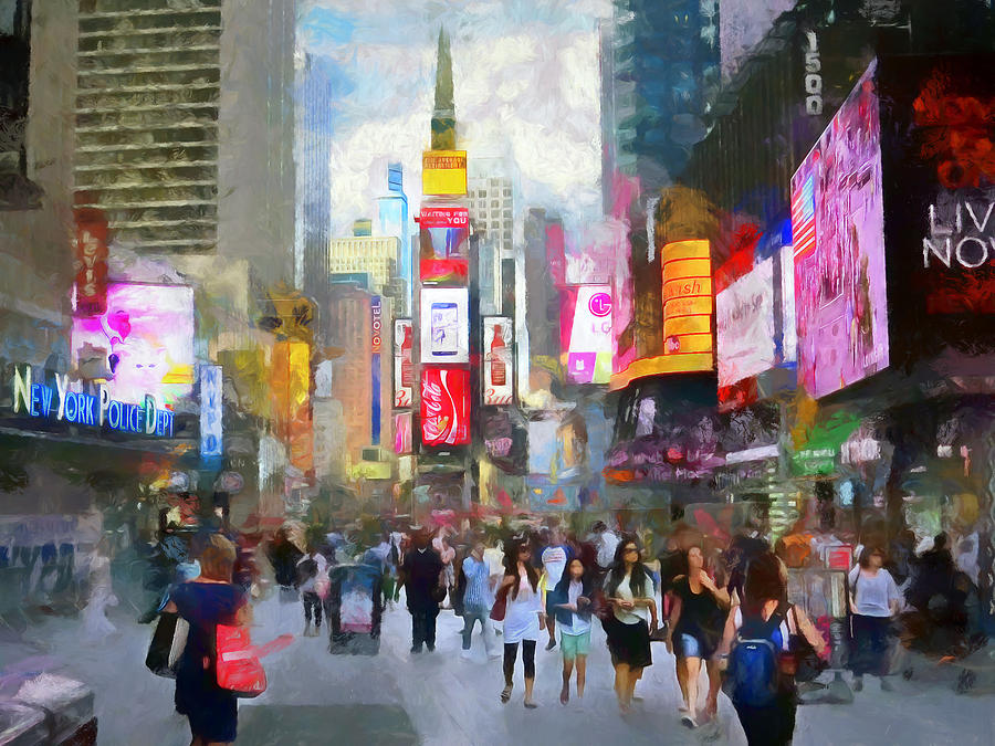 The Big Apple Digital Art by Ronald Bolokofsky