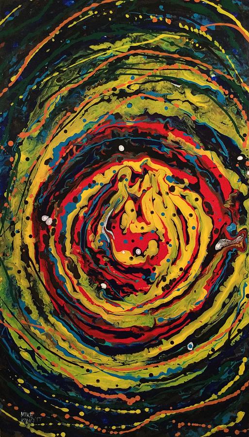 Abstract Expressionism Painting - The Big Bang by Mike King
