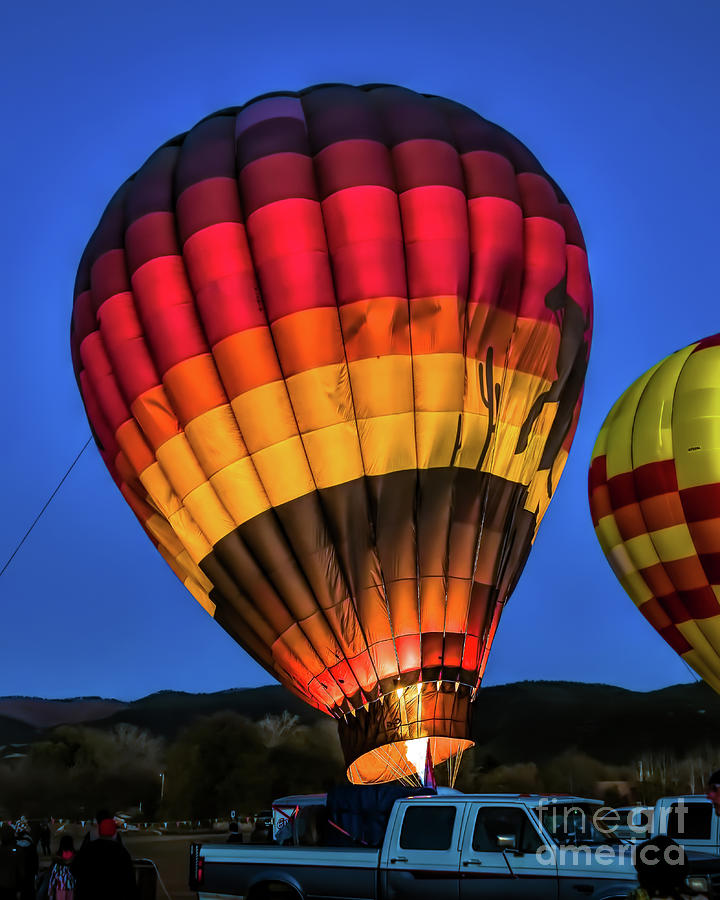 Hot Air Balloons Photograph - The Big Blow Up by Jon Burch Photography