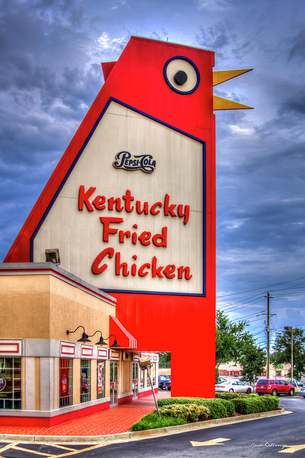 The Big Chicken Classic Atlanta Landmark Kentucky Fried Chicken Art Photograph by Reid Callaway
