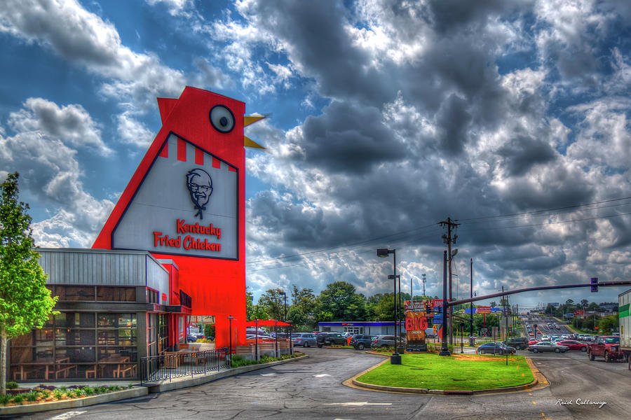 The New Big Chicken Hwy 41 Cobb Parkway Art Photograph by Reid Callaway