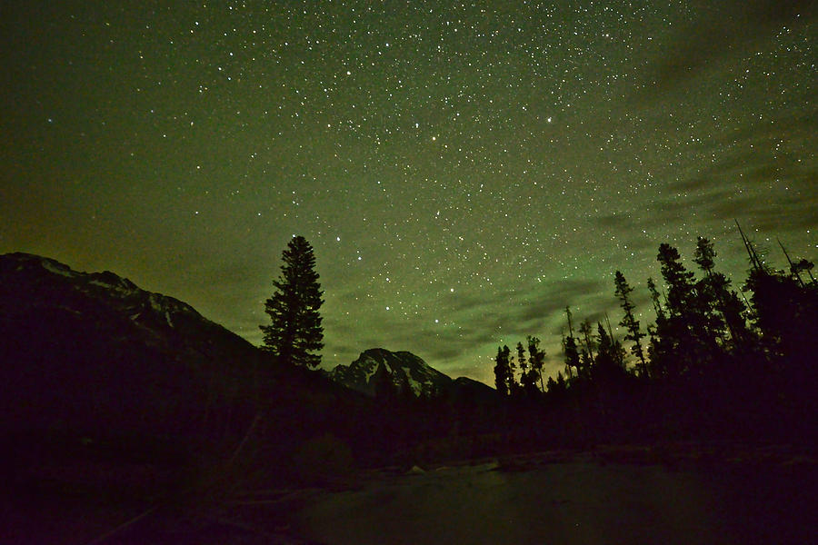 The Big Dipper over Mount Moran Photograph by Don Mercer
