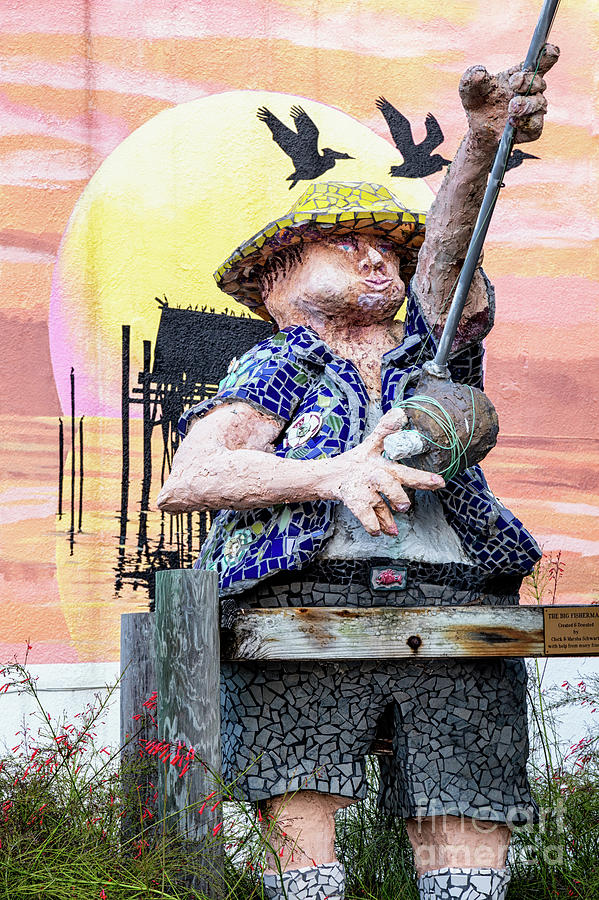 The Big Fisherman, Cedar Key, Florida Photograph by Dawna Moore Photography
