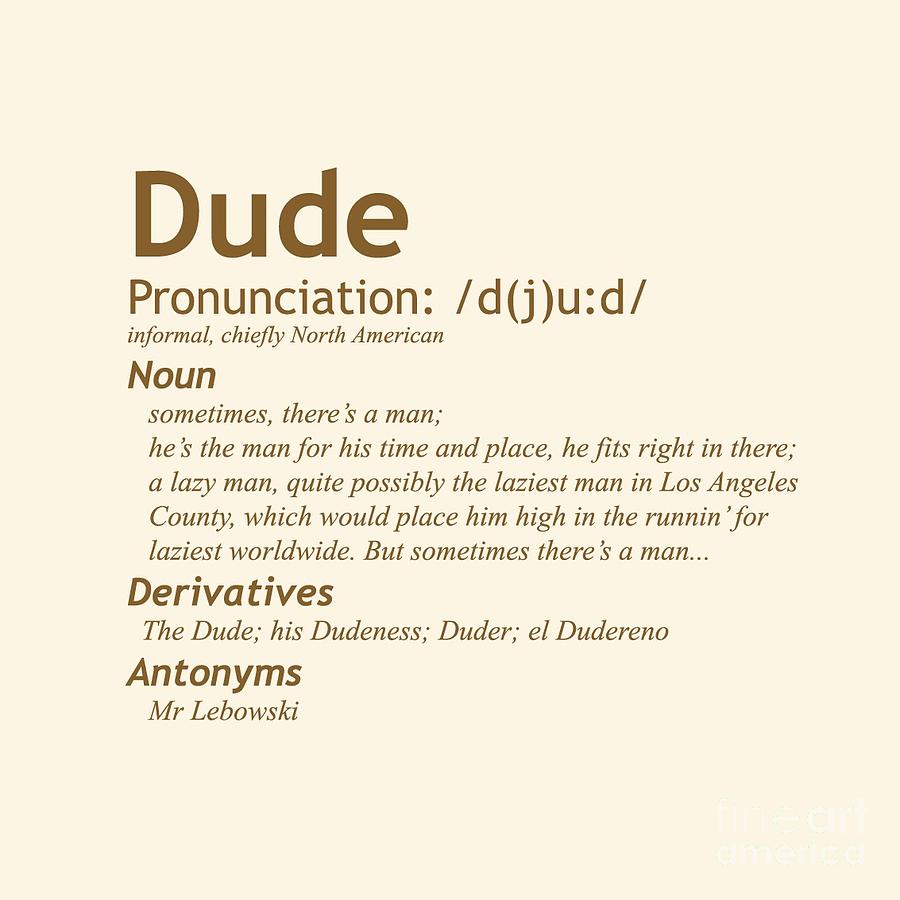 dude meaning