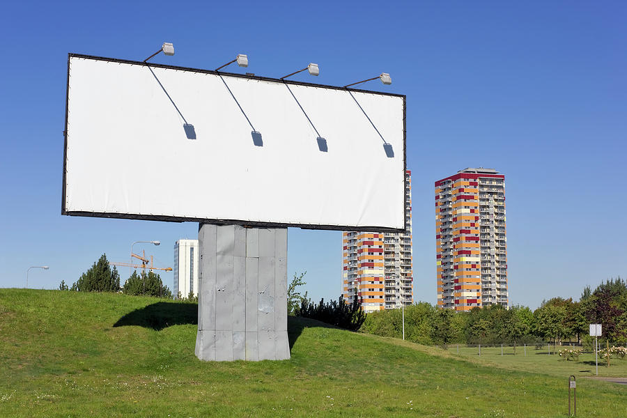 The big metal billboard Photograph by Aleksandr Volkov - Pixels