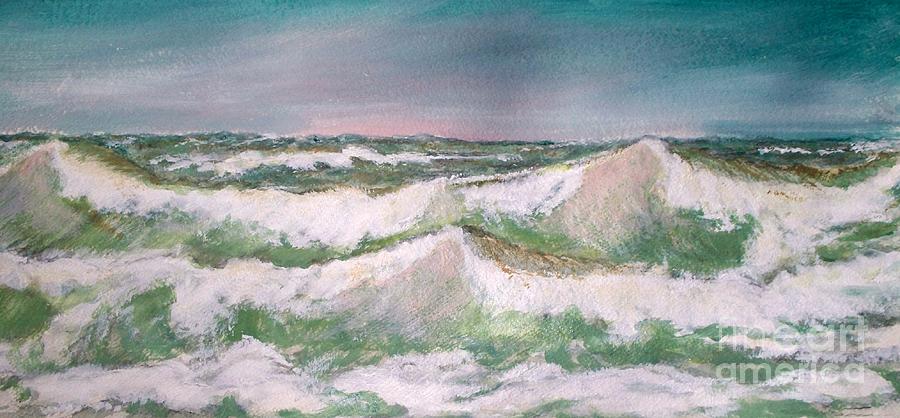 The big surf Painting by Carol Grimes