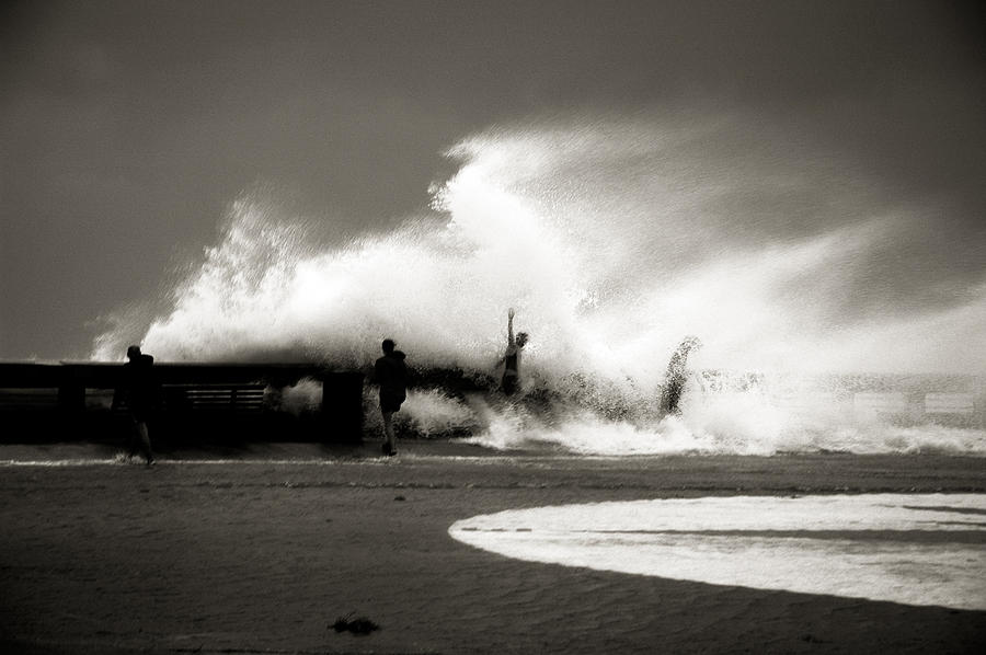 Surge Photograph - The big surge by Susanne Van Hulst