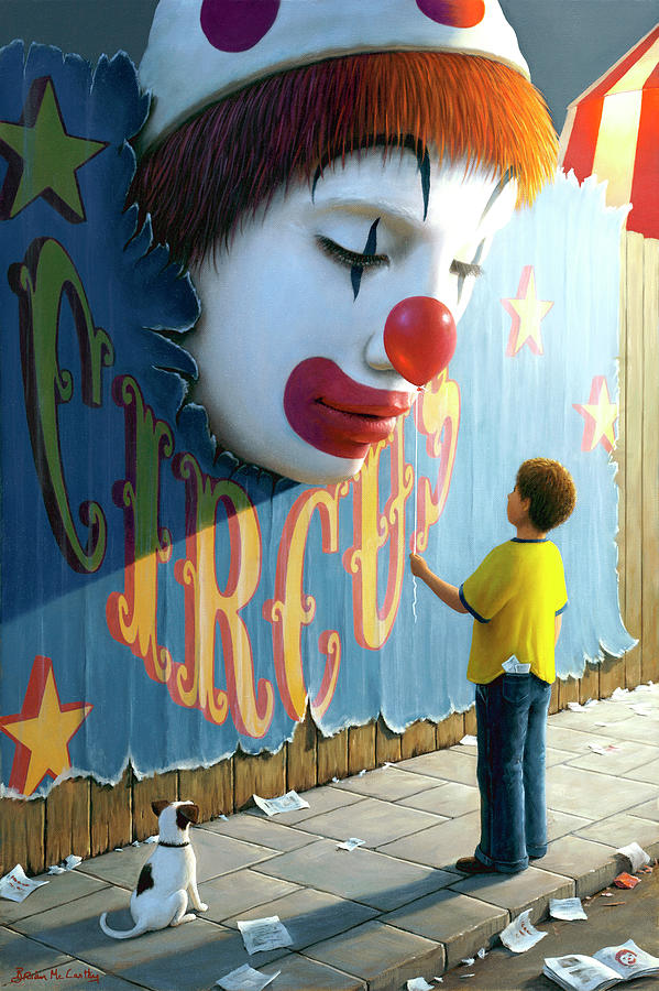 Birthday Card Painting - The Big Top by Brian McCarthy