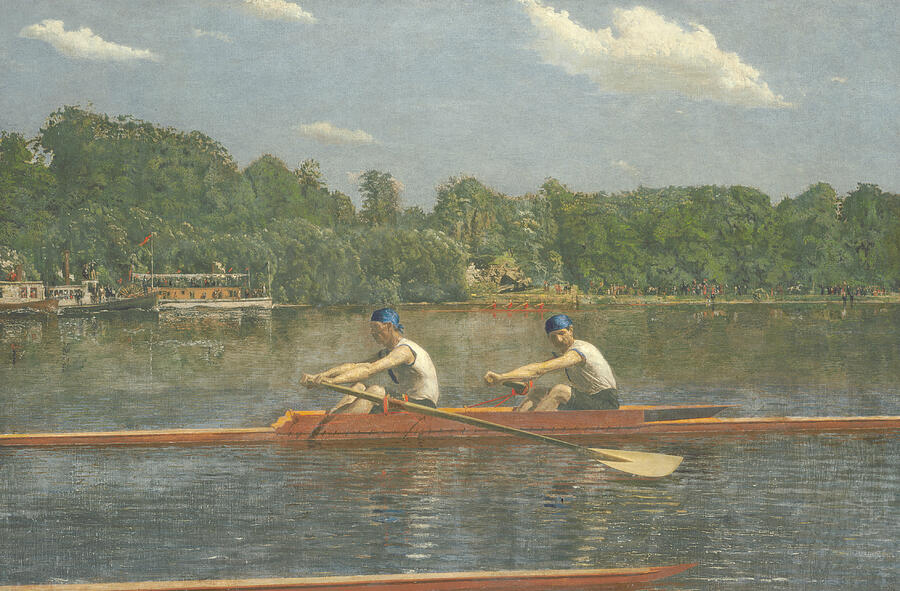 The Biglin Brothers Racing, from 1872 Painting by Thomas Eakins