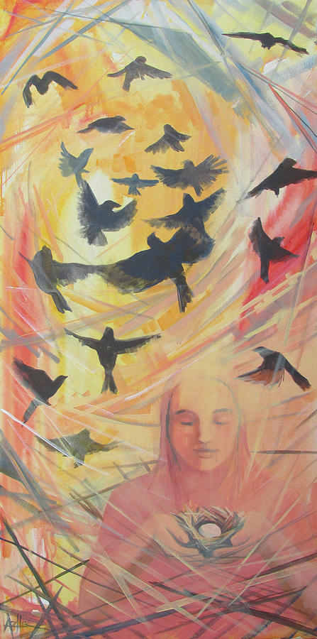 The Birds of Syria Painting by Vita Fine