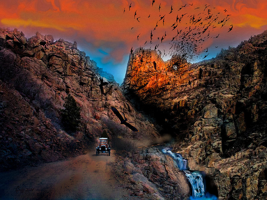 The Birds of Window Rock Digital Art by J Griff Griffin