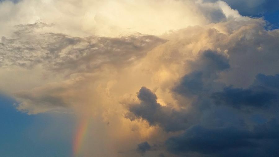 The Birth of a Rainbow  Photograph by Ally White