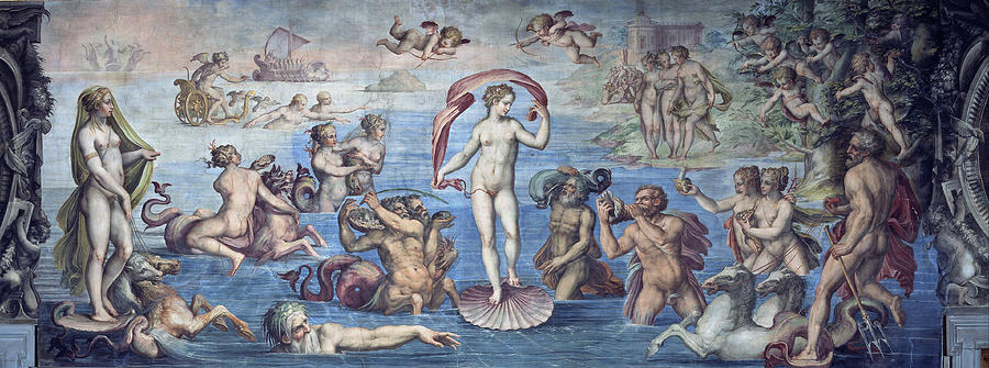 The birth of Venus Painting by Giorgio Vasari