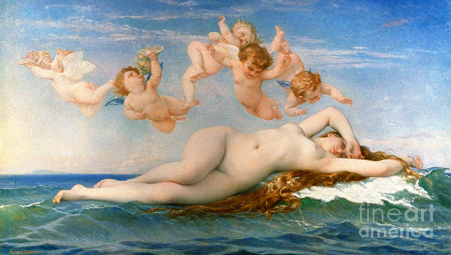 The Birth Of Venus Painting by Granger