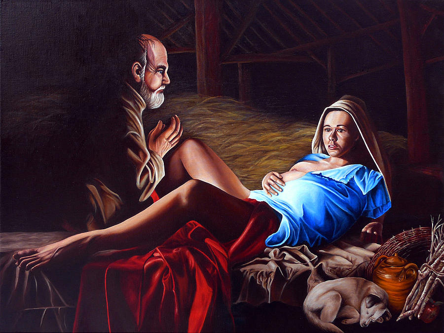 The Birth Painting by Vic Ritchey