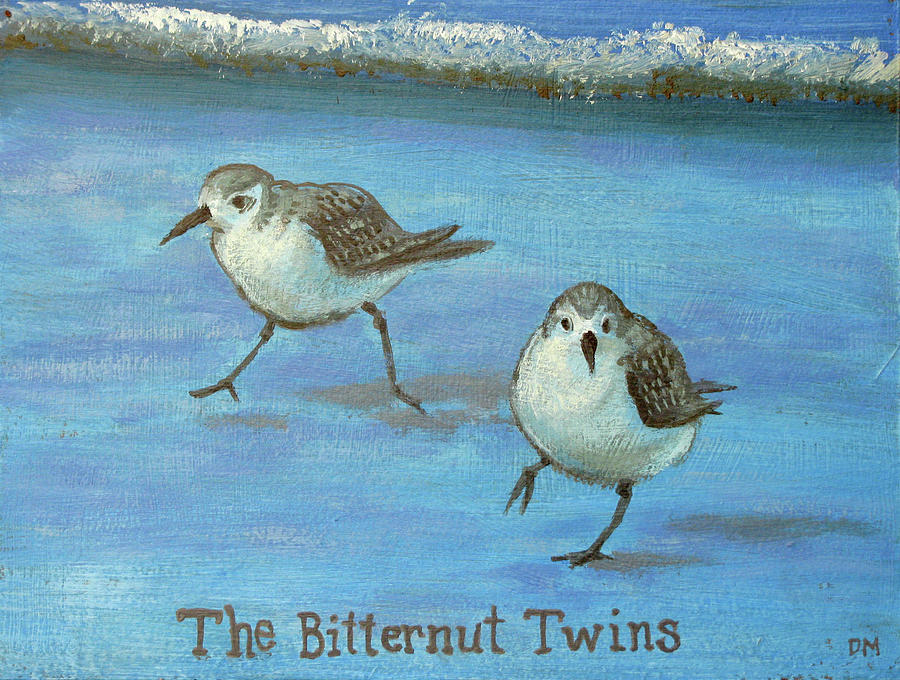 The Bitternut Twins Painting by Don Morgan