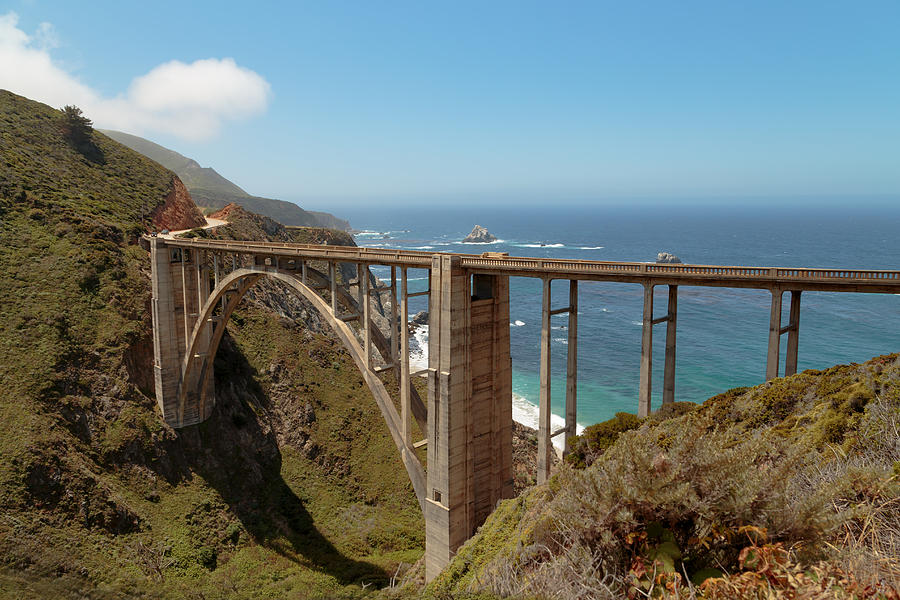 The Bixby Bridge Photograph by Susan Rissi Tregoning