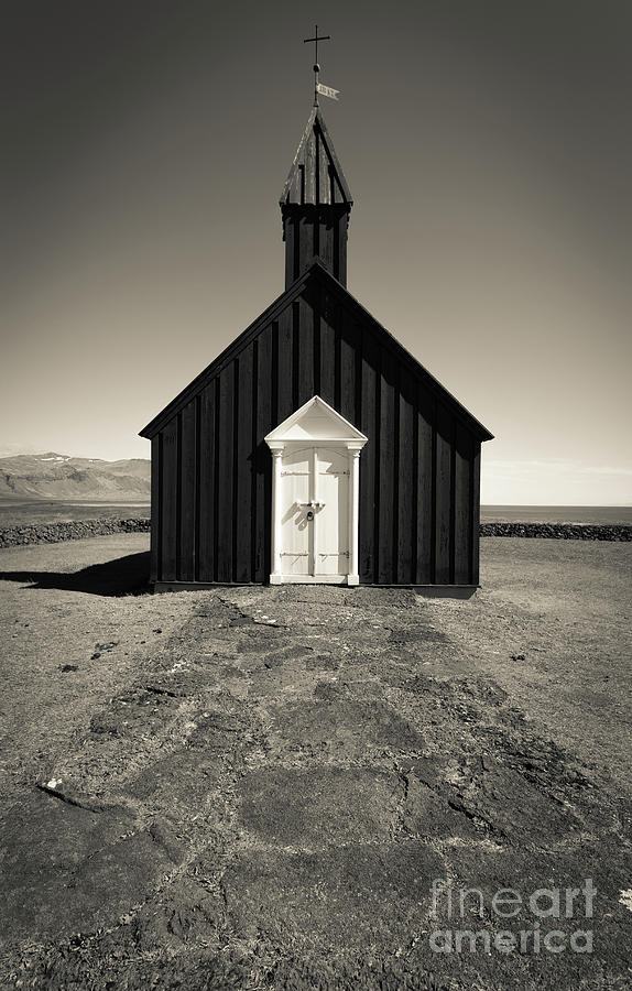 The Black Church Photograph by Edward Fielding
