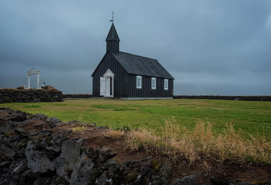 The Black Church Photograph by Tom Singleton