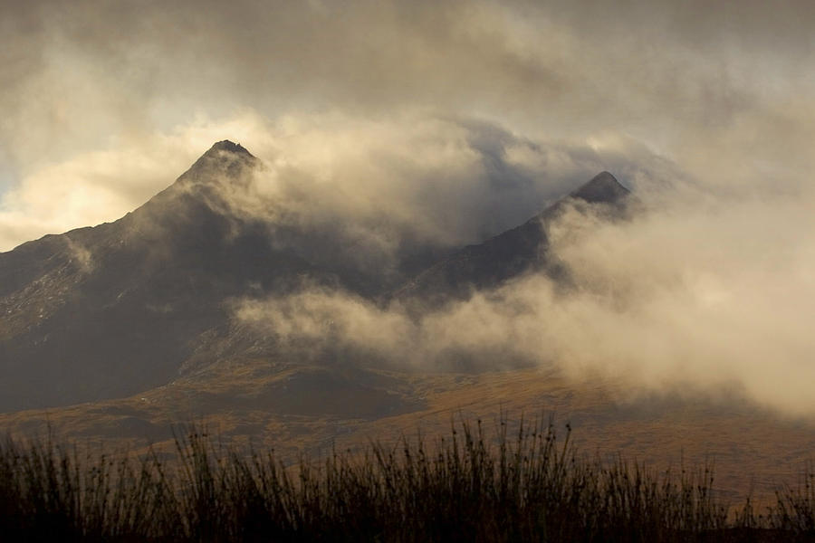 The Black Cuillin Mountains Isle of Skye Photograph by John McKinlay