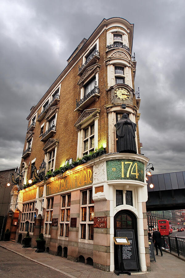 The Black Friar London Pub Bar Photograph by Gill Billington