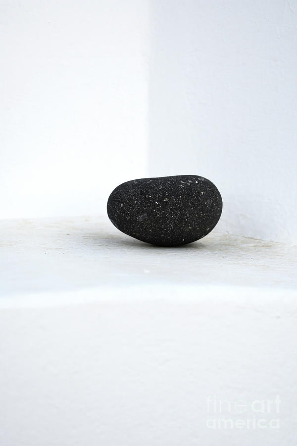 Black And White Photograph - The Black Stone by PrintsProject