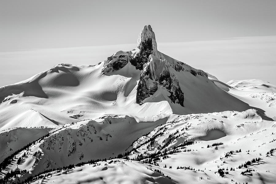 Winter Photograph - The Black Tusk  by Pierre Leclerc Photography