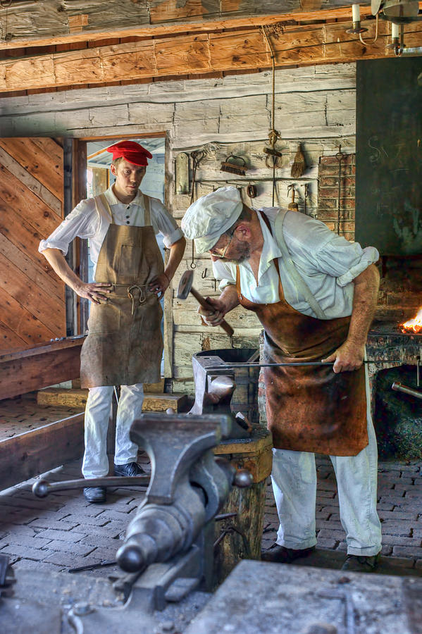 The Blacksmith - Fort Atkinson Photograph by Nikolyn McDonald