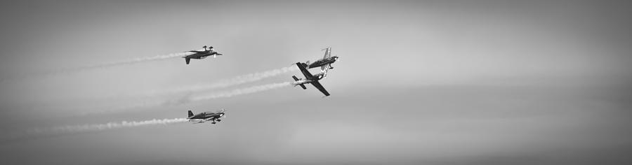 Airplane Photograph - The Blades Aerial Gymnastics Sunderland Air Show 2014 by Scott Lyons