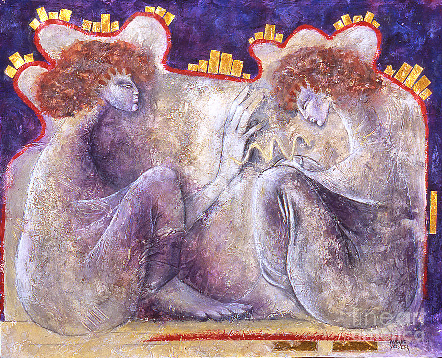 Healing Mixed Media - The Blessing by Marne Adler Healing Mixed Media - The Blessing by Marne Adler