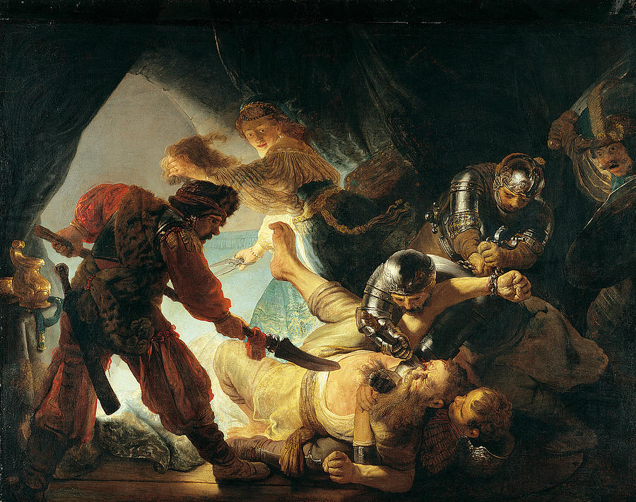 The Blinding of Samson Painting by Rembrandt