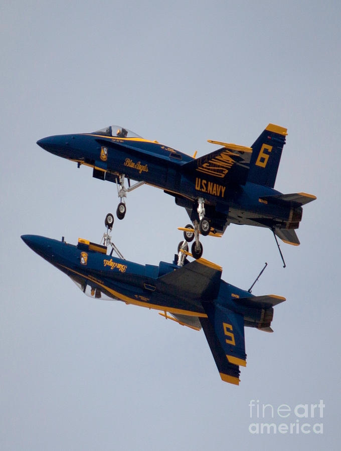 The Blue Angels Flying Over the Another Photograph by Ivete Basso Photography