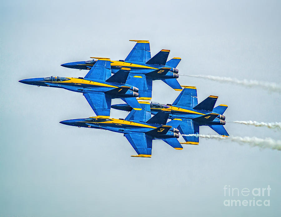 The Blue Angels Photograph by Nick Zelinsky Jr