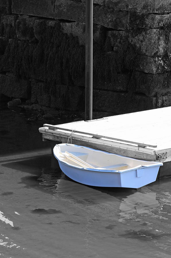 The Blue Boat Photograph by Becca Wilcox