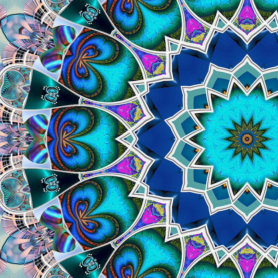 The Blue Collective 01b Digital Art by Wendy J St Christopher