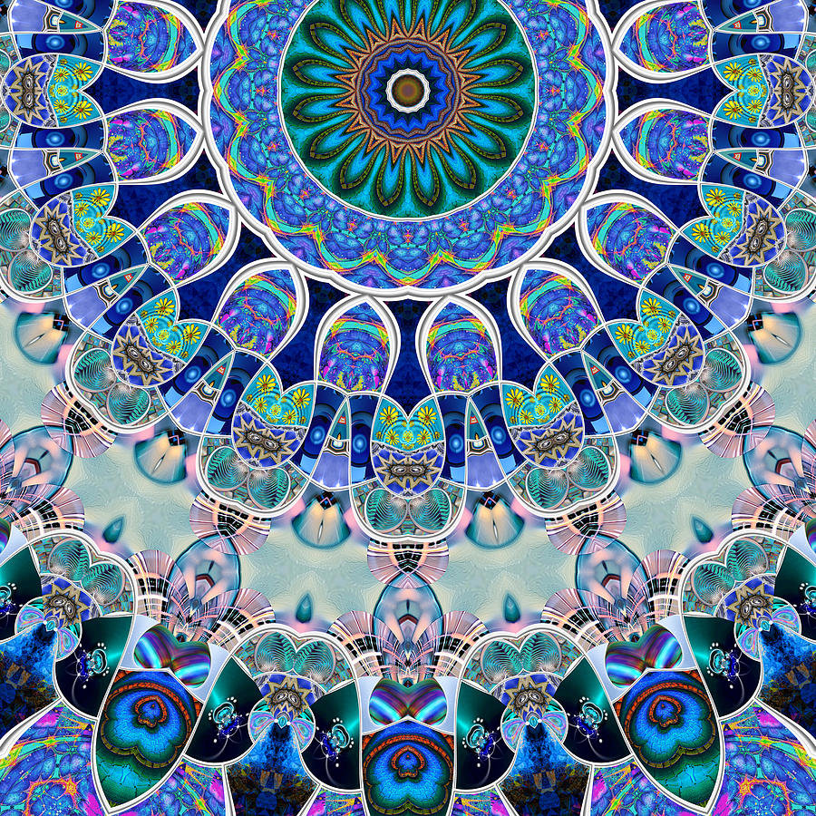 The Blue Collective 02b Digital Art by Wendy J St Christopher