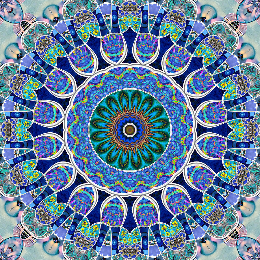 The Blue Collective 02c Digital Art by Wendy J St Christopher