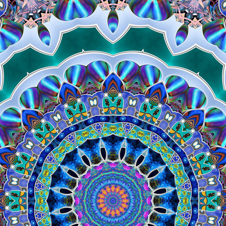 The Blue Collective 03b Digital Art by Wendy J St Christopher