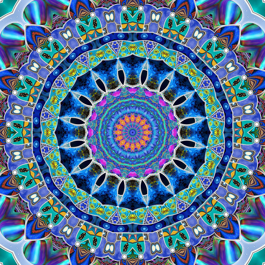 The Blue Collective 03c Digital Art by Wendy J St Christopher