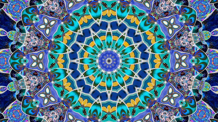 The Blue Collective 04a Digital Art by Wendy J St Christopher