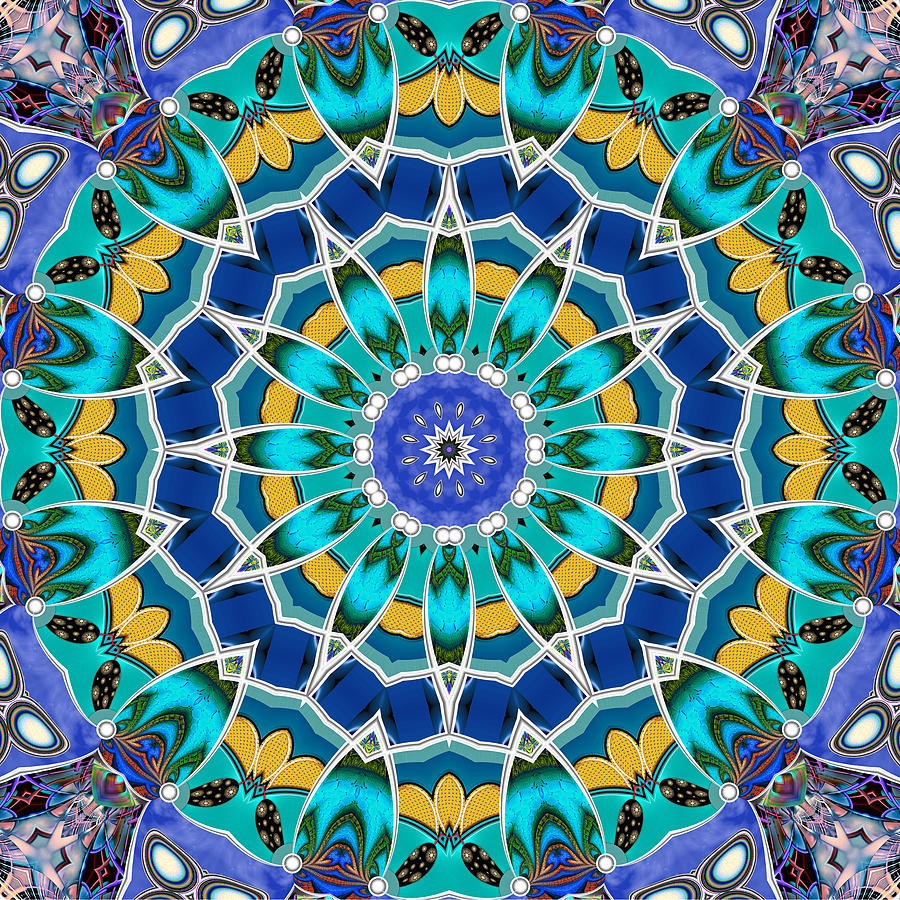 The Blue Collective 04c Digital Art by Wendy J St Christopher