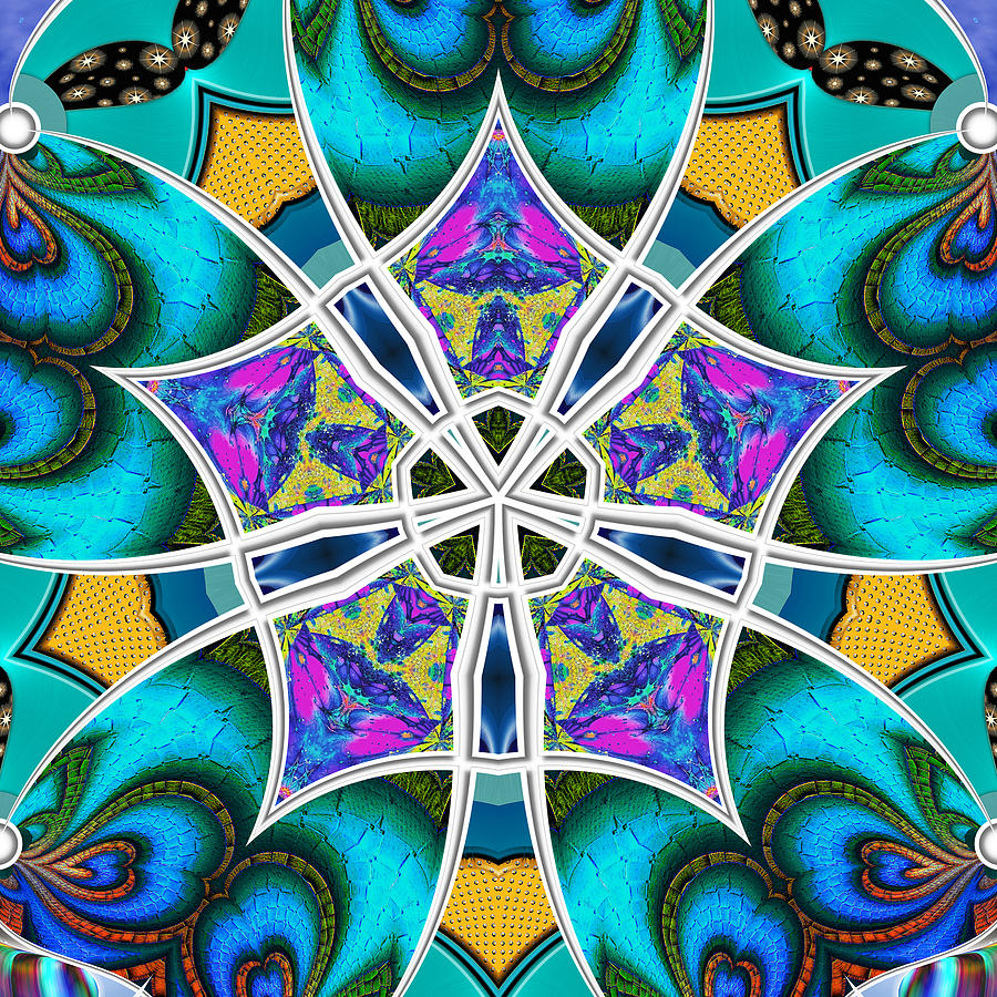 The Blue Collective 06 Digital Art by Wendy J St Christopher