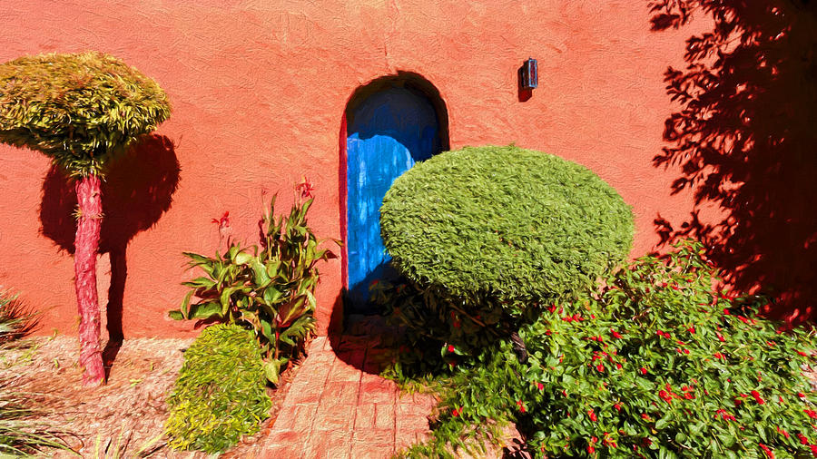 The Blue Door Photograph by Susan Rissi Tregoning