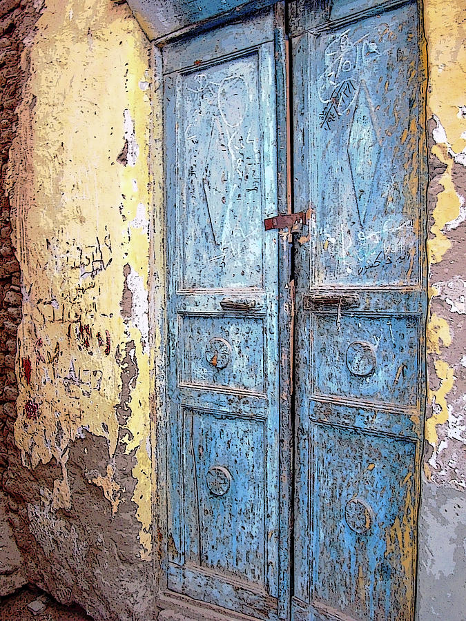 The Blue Doors Nubian Village Photograph by Debbie Oppermann