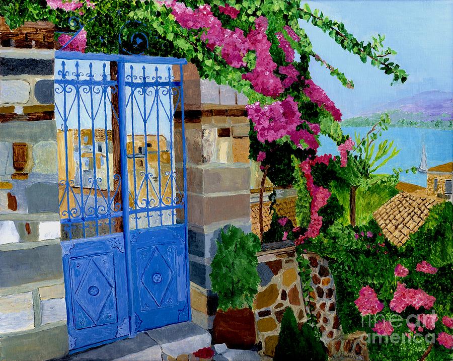The Blue Gate  Painting by Rodney Campbell