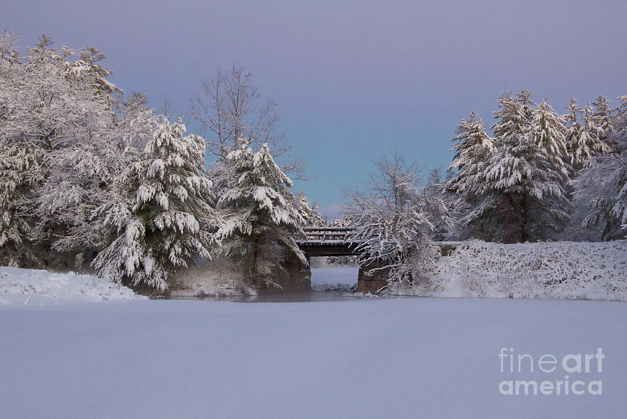 New Hampshire Landscapes Photograph - The blue hour by Diana Nault New Hampshire Landscapes Photograph - The blue hour by Diana Nault