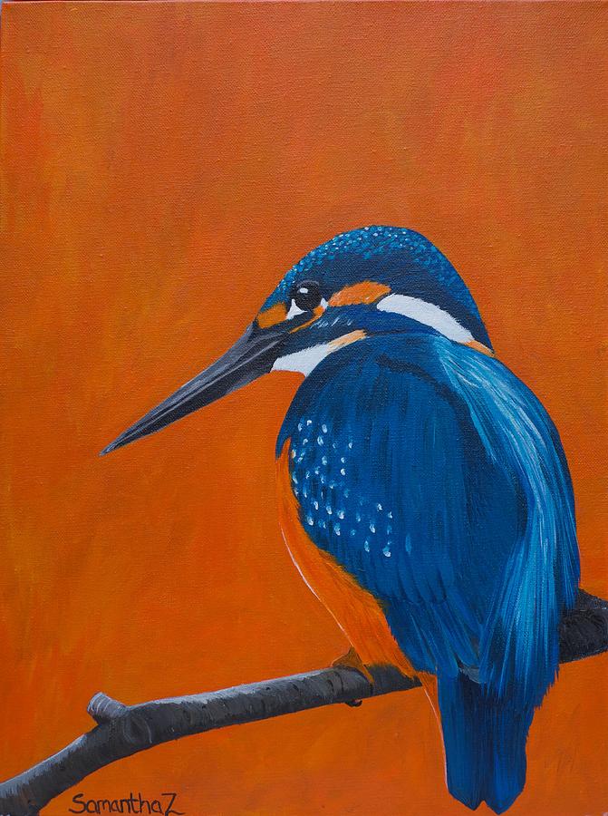 The blue king Painting by Samantha Zaltowski - Fine Art America