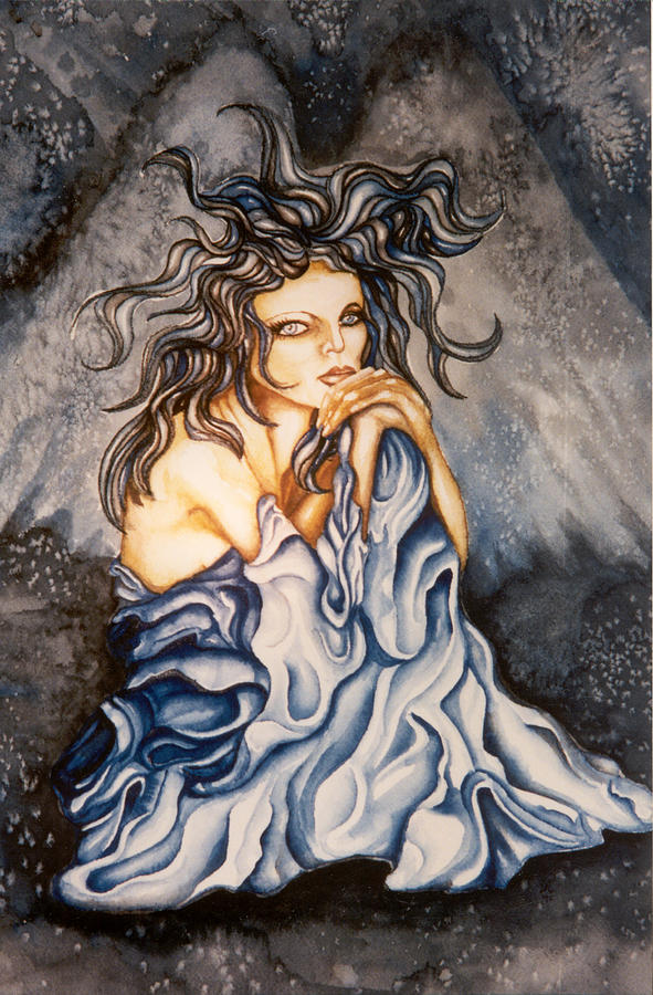 The Blue Lady Painting by Karen Musick